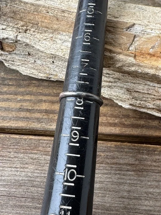 Native American Sterling Silver Ring with Turquoise and Coral - Picture 4 of 4